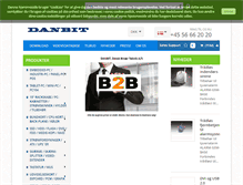 Tablet Screenshot of danbit.dk